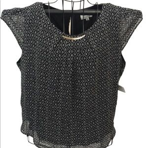Twine & String Gold Bar Blouse